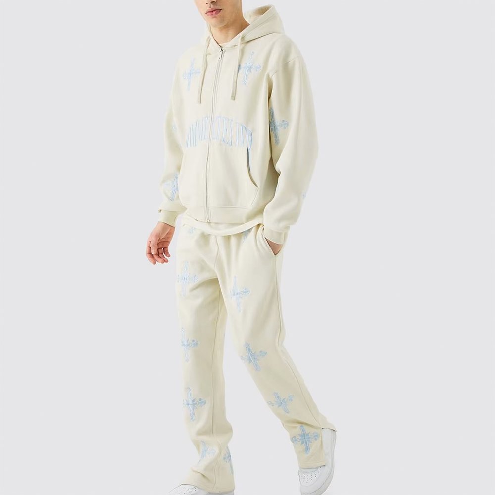 Full Zipper Hoodie with Pants