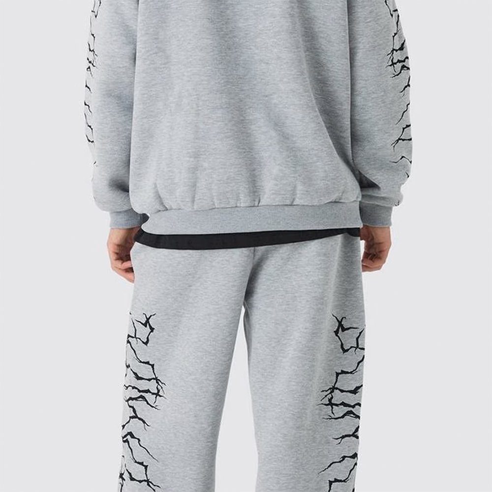 Cotton Polyester Winter Tracksuits (Full Zipper Hoodie with Pants