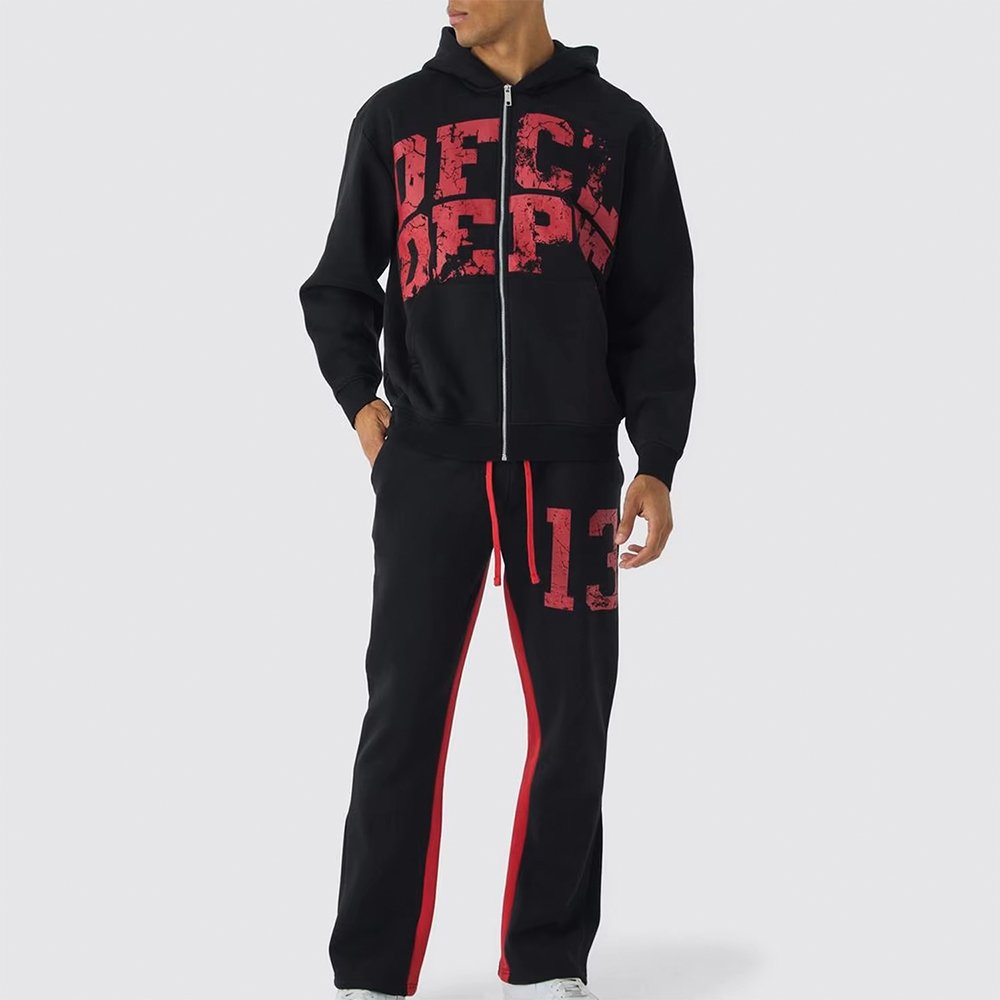 Cotton Polyester Winter Tracksuits - Image 3