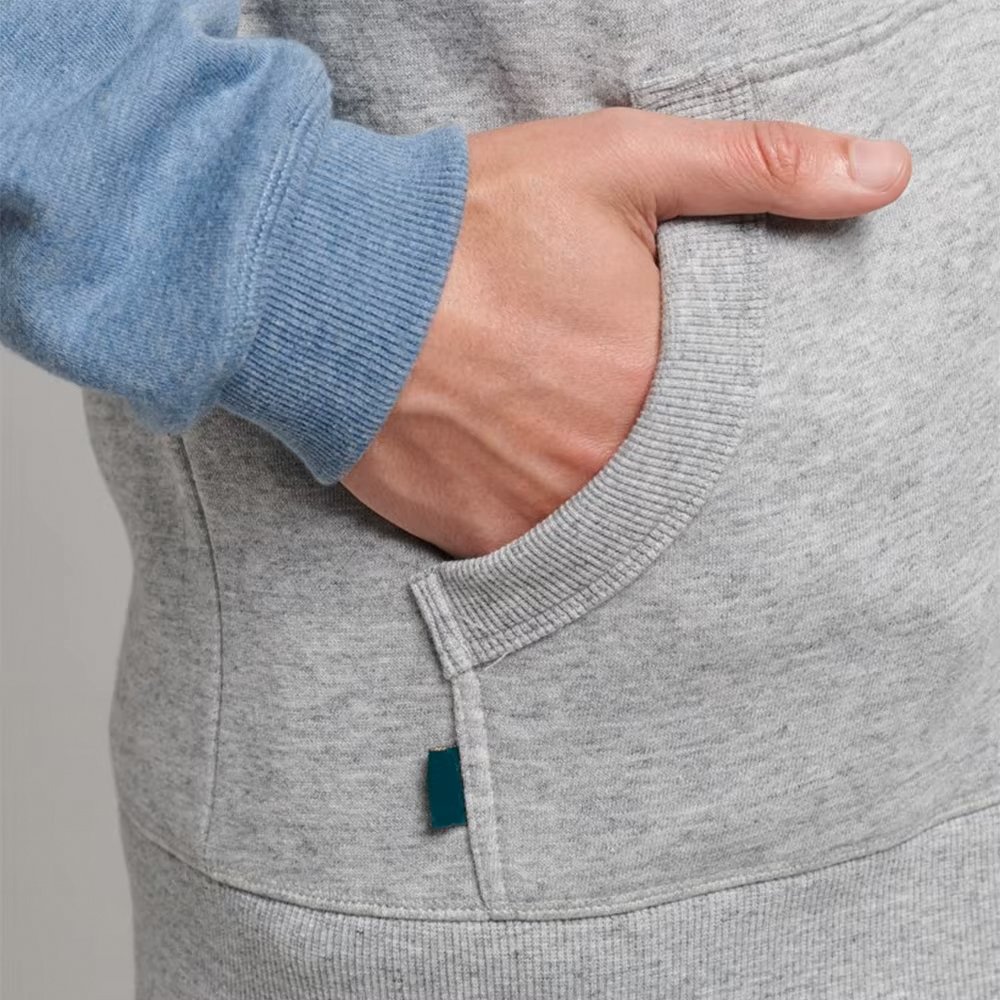 Reglan Cut Sleeve in double color Full Zipper Hoodie - Image 6