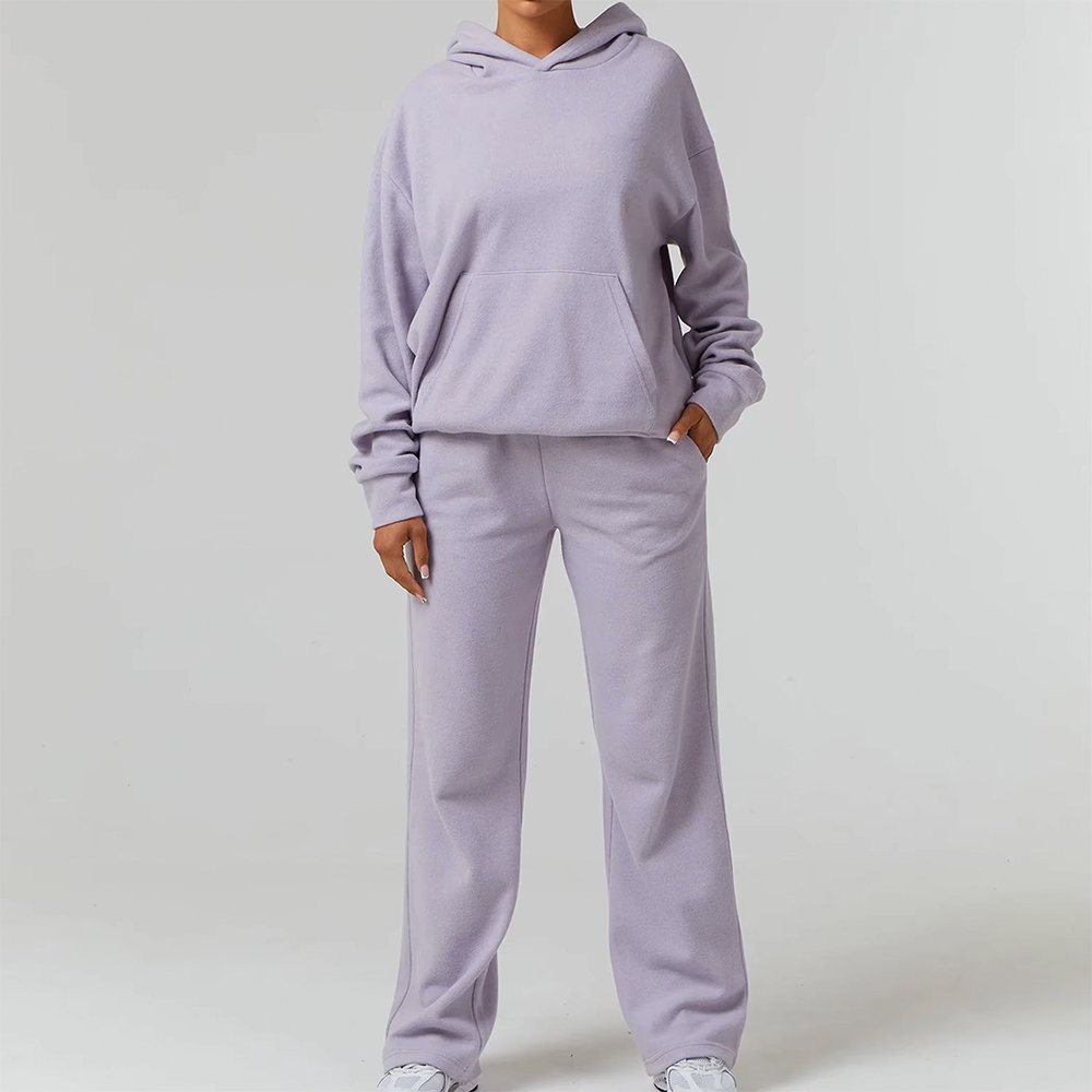 Women 100% Cotton Tracksuits (Pullover Hoodie with sweatpants) - Image 6